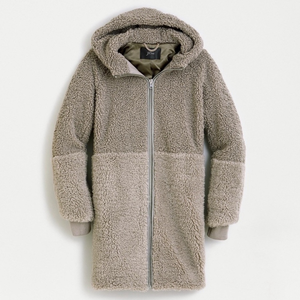 JCREW Mixed Teddy Sherpa